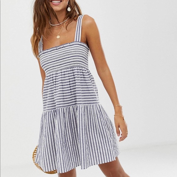ASOS Dresses & Skirts - asos • trapeze mini cotton sundress